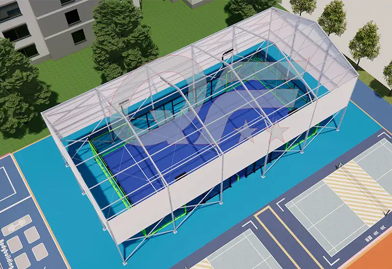12*24m Padel Court With Tent