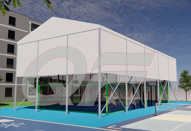 12*24m Padel Court With Tent