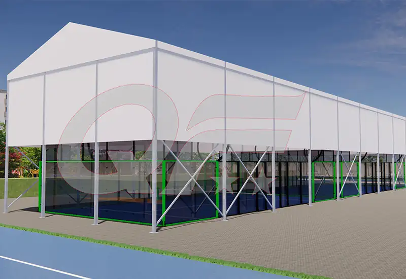 13*45m Padel Court With Tent