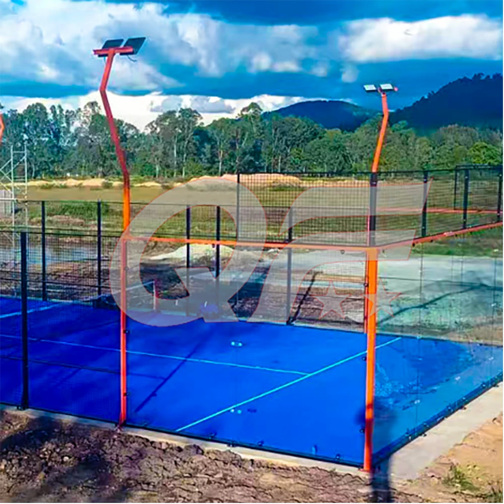 PD10 padel court designed for extreme climates including 45 degree Celsius heat and tropical humidity in Middle East and Southeast Asia