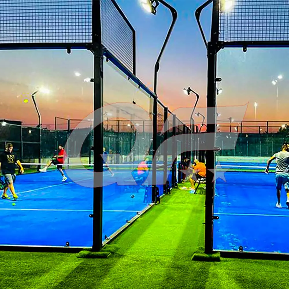 indoor padel court installation