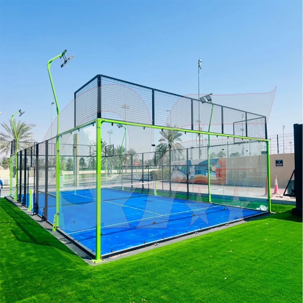 outdoor padel court