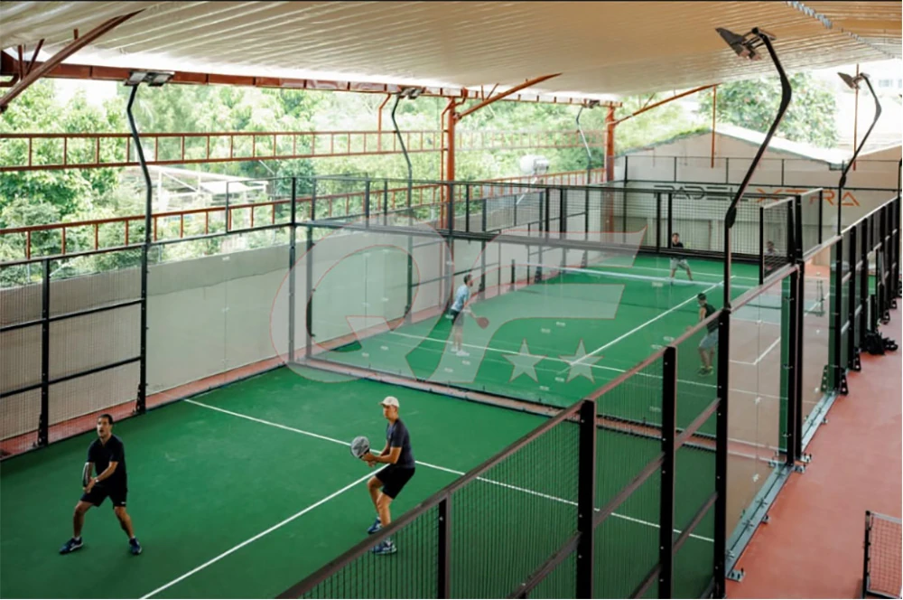 panoramic padel court