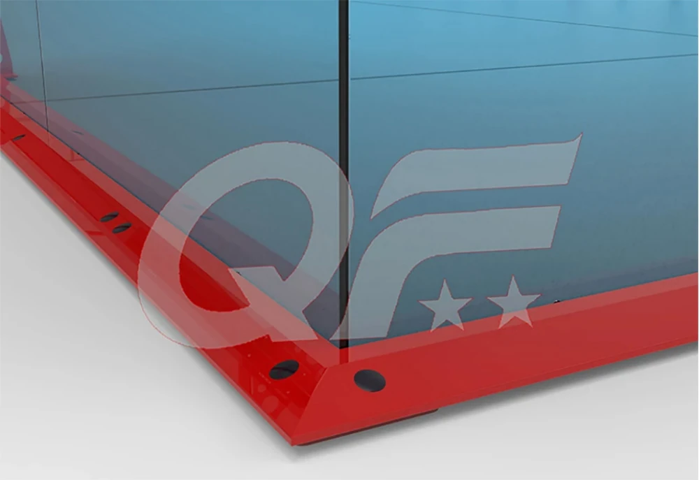 pd14 padel court concealed connection design detail