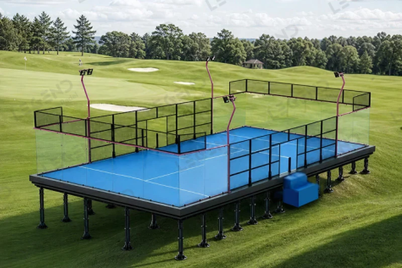 How to Build a Padel Court on Uneven Ground: A Guide to Adjustable Foundation Systems