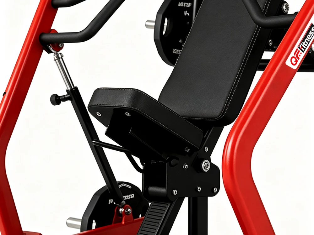 QF-G606 decline chest press in a commercial gym