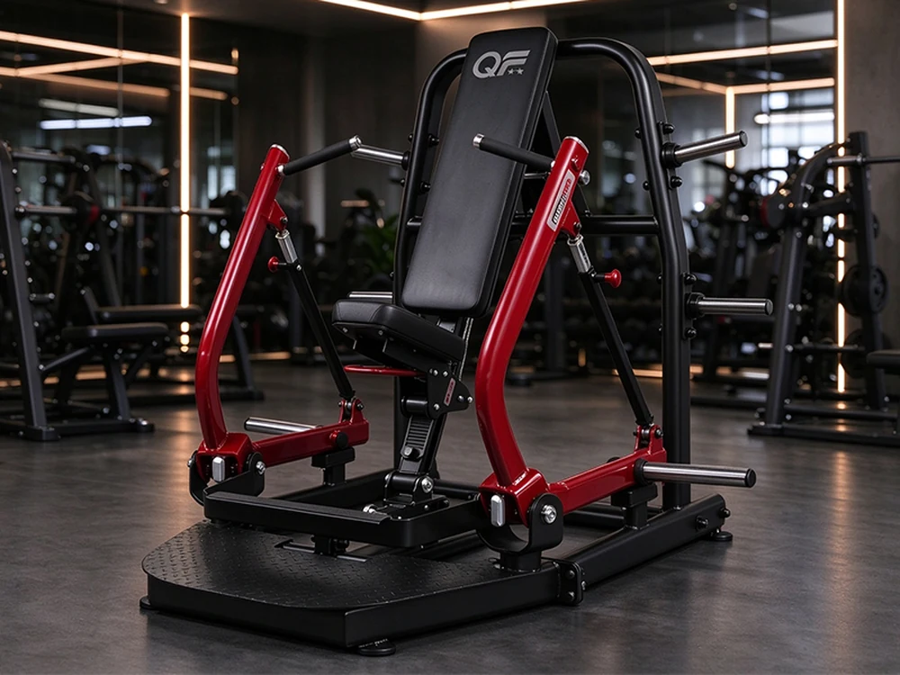 Decline bench and pressing arms of the QF-G606