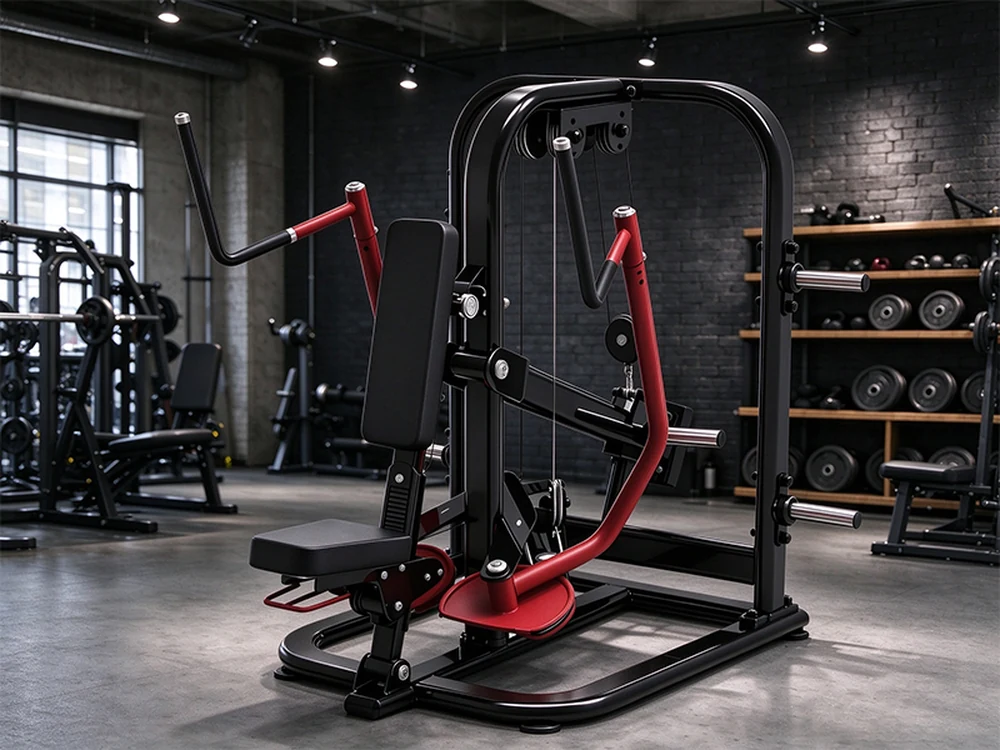 QF-G628 pectoral fly in a commercial gym